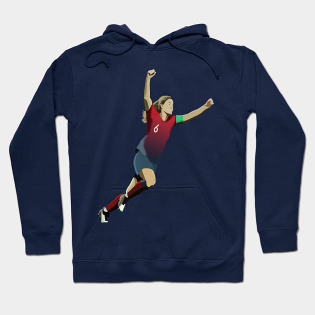 Norway's Captain Maren Mjelde Hoodie by Webbed Toe Design's